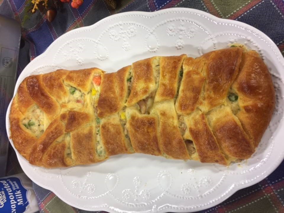 Grand Slam Chicken Pot Pie Crescent Braid Kansas Living Magazine