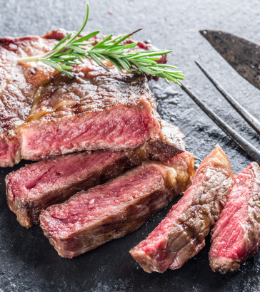 Cut Ribeye Steak