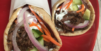 beef shawarmas