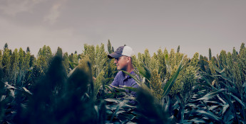 farmer with a drone