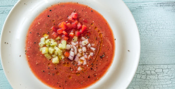 chunky summer gazpacho