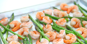 easy recipe, shrimp, sheet pan