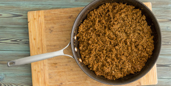 ground beef in skillet ground beef in skillet