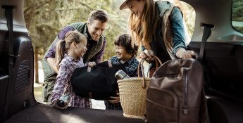 family going on road trip