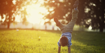 boy in grass