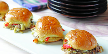 philly cheese steak sliders