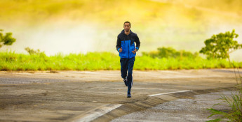 Man Running With Songs