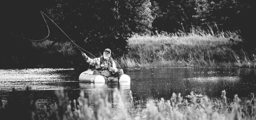 fly fishing, Kansas, pond, water