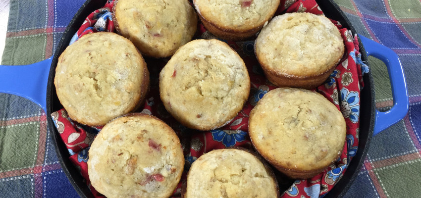 Cherry Pecan Banana Muffin photo