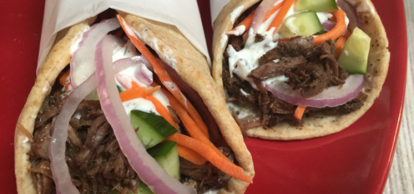 beef shawarmas