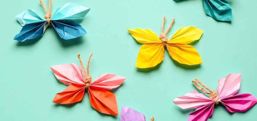 Kids Craft: Paper Butterflies