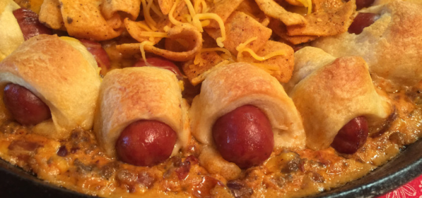 chili cheese dog dip with fritos