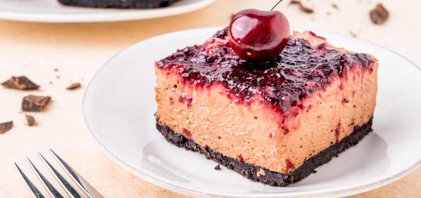 Chocolate Cherry Cheesecake