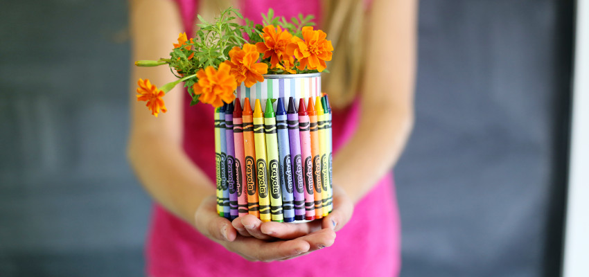 Crayon vase