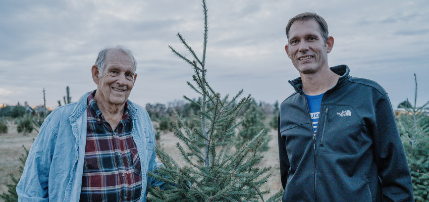 delp christmas tree farm joel and tony