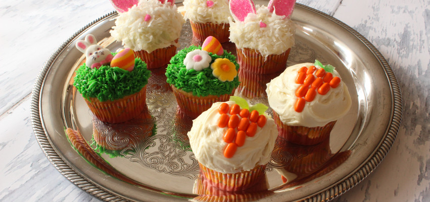 Decorated Easter Cupcakes