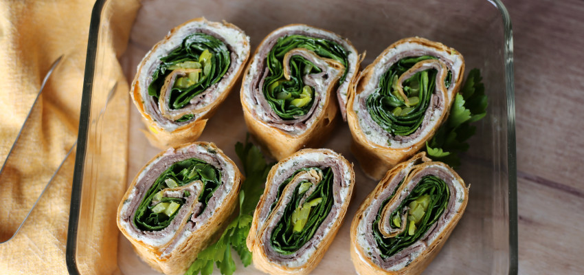 Roast Beef Picnic Pinwheels