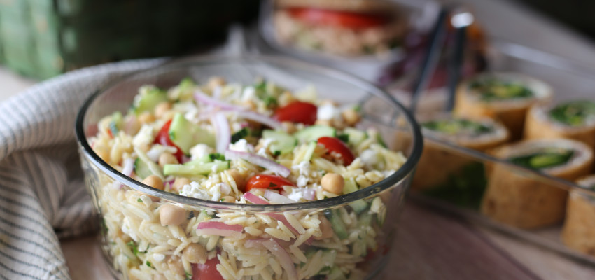 Tomato and Feta Orzo Pasta Salad