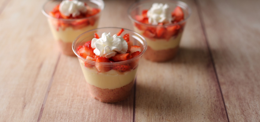 strawberry shortcake dessert cups