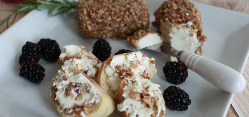 Honey Pecan Goat Cheese Appetizer