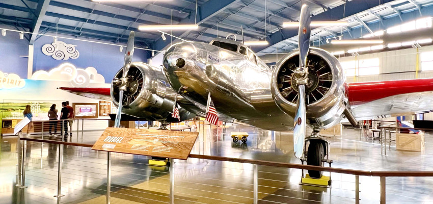 amelia earhart museum airplane