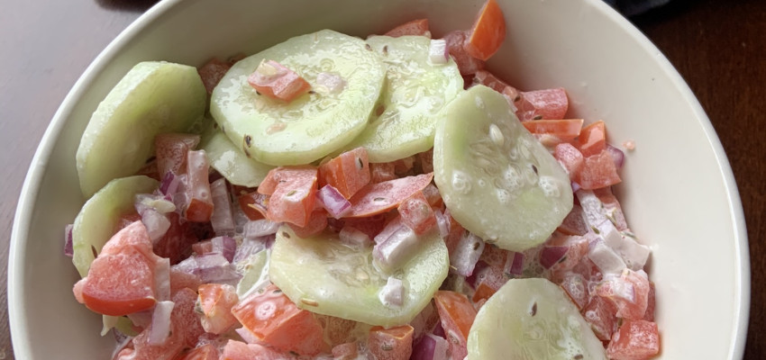 cucumber and tomato salad