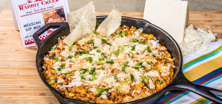 skillet enchilada dip