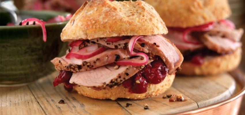 pork sliders with cranberry