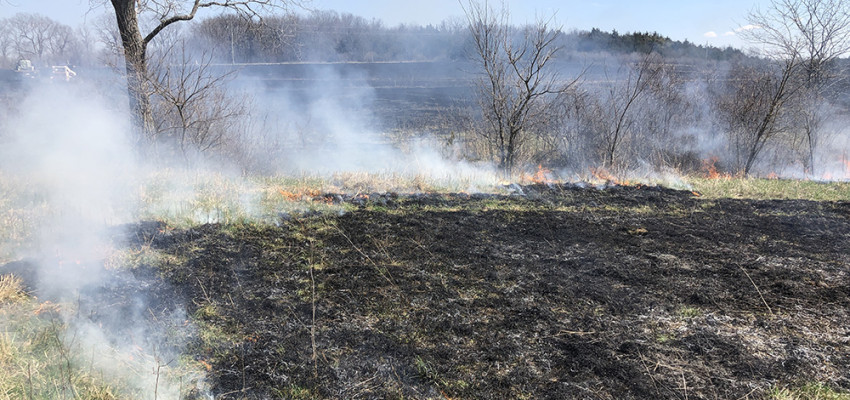 Prescribed burning in Kansas