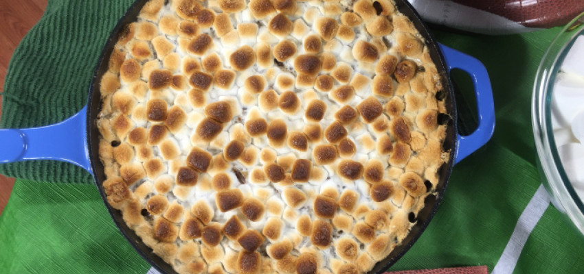 cast iron s'mores