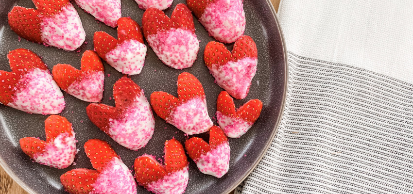 strawberry yogurt bites