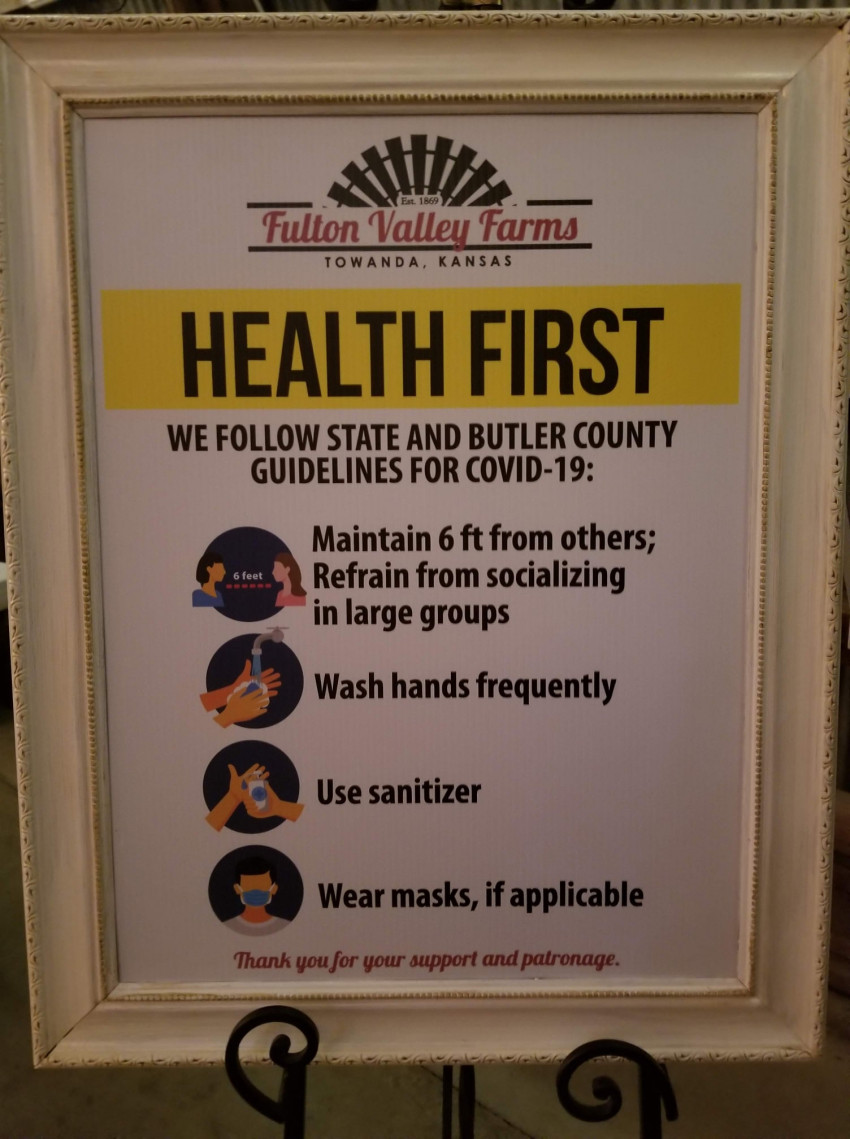 The Butler County Touchless Tour reminded participants of safety protocols.