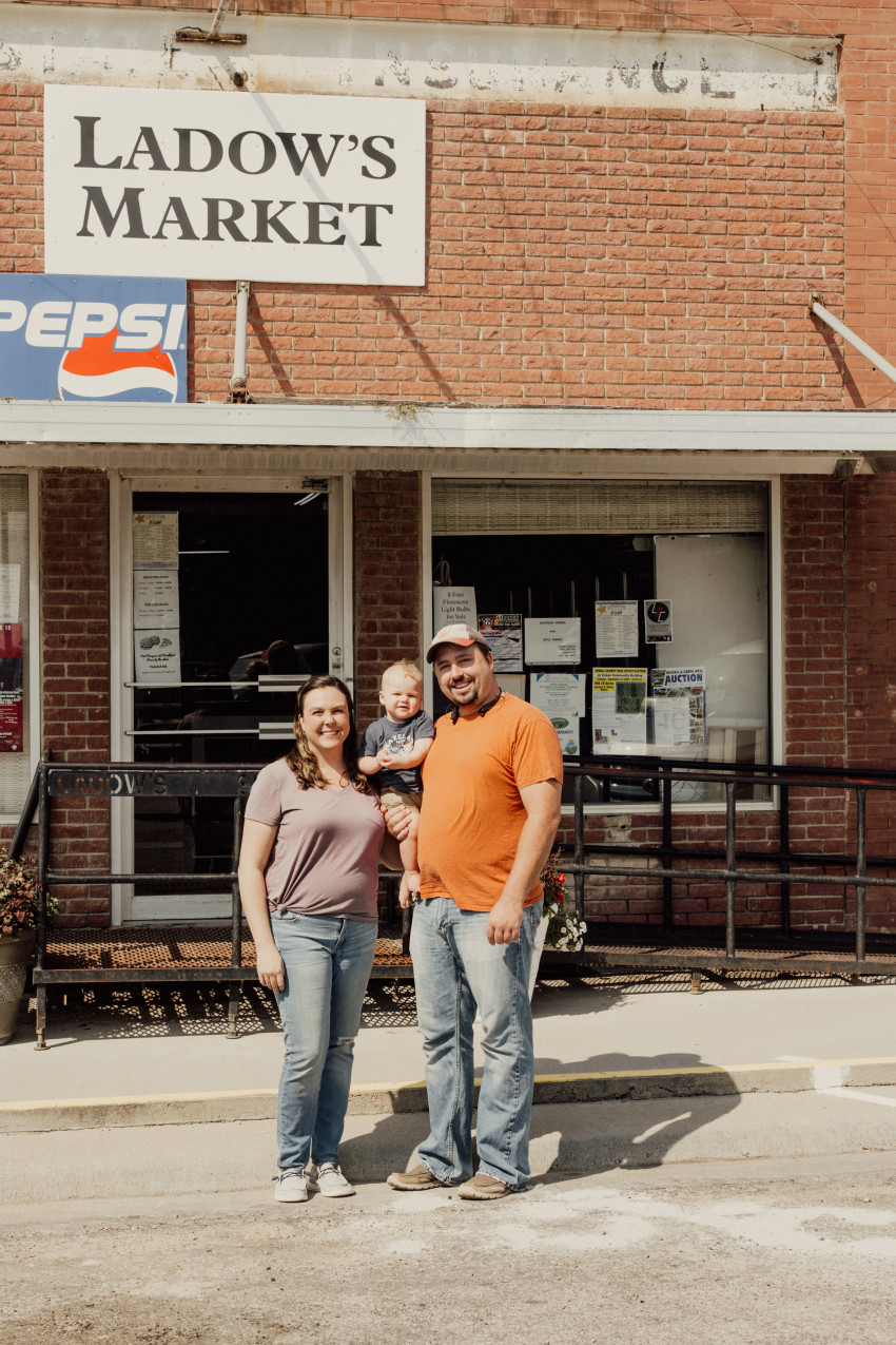 farm family, business owners, small town family