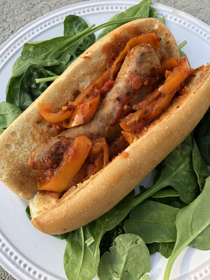 Crockpot Sausage and Peppers