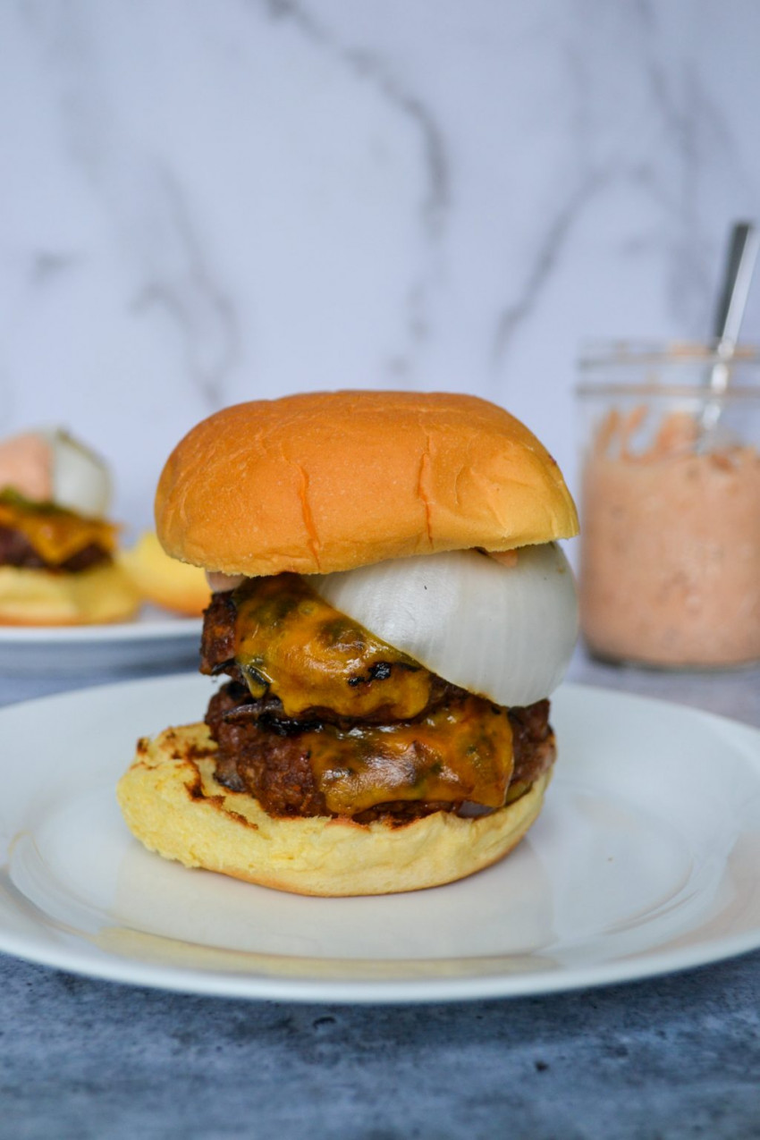 Stuffed Avocado Burger