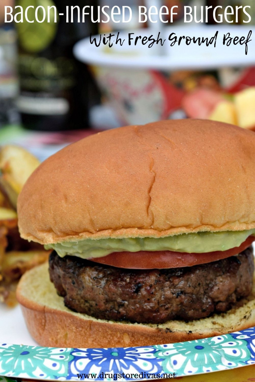 Bacon-Infused Beef Burgers