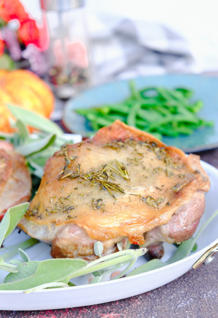 Herb Roasted Turkey Thighs