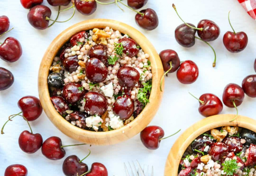 Cherry Walnut Couscous Salad