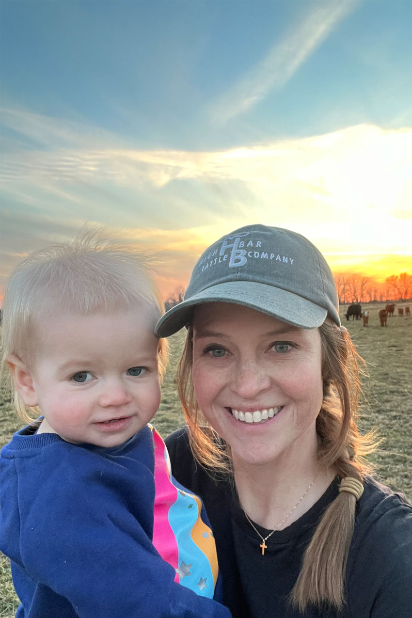 daughter, mother, cattle, pasture, family, ranching