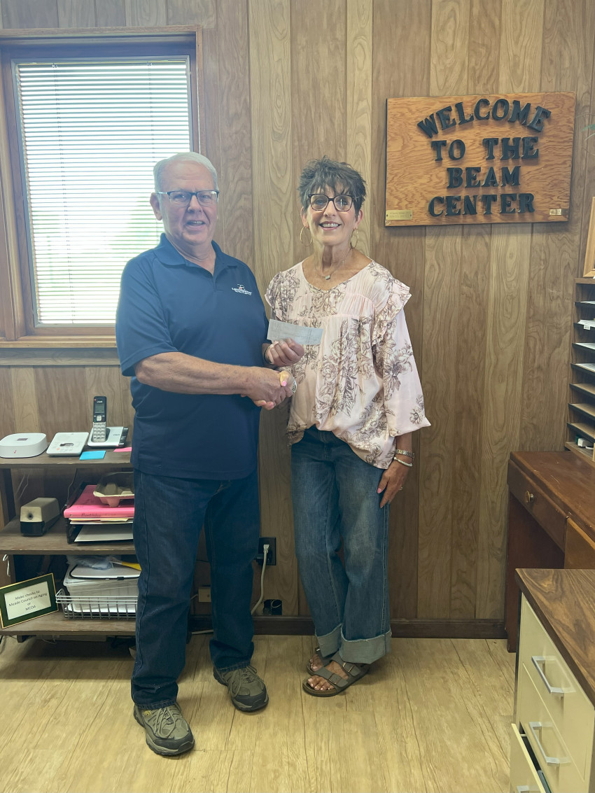 Meade County Farm Bureau provides a donation and meals to Beam Center, a senior center in Meade.