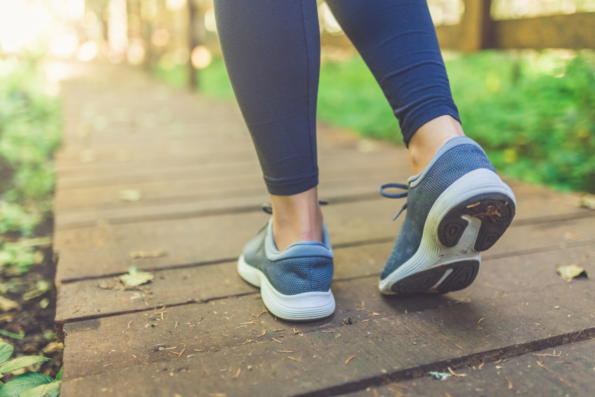 woman walking