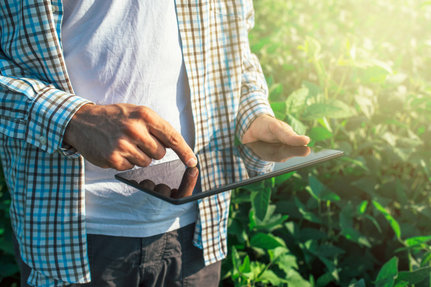 using an iPad in field