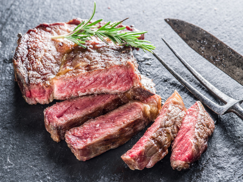 Cut Ribeye Steak