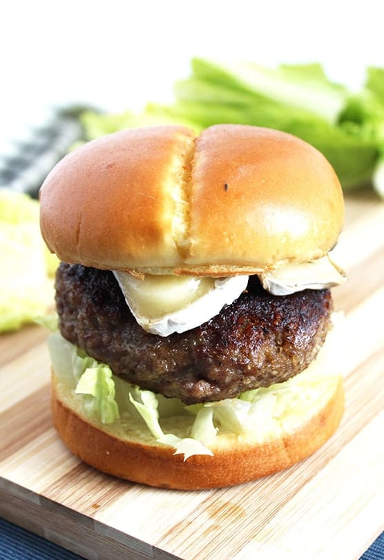 Honey and Truffle Burger with Brie