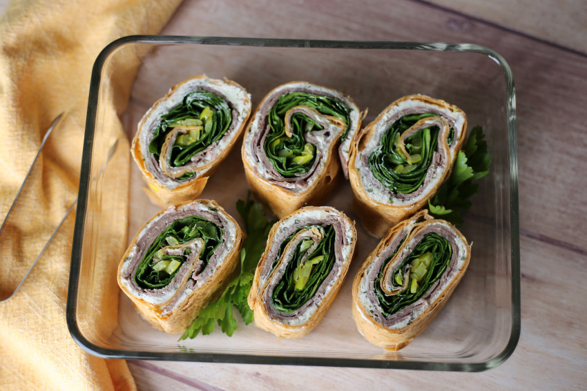 Roast Beef Picnic Pinwheels