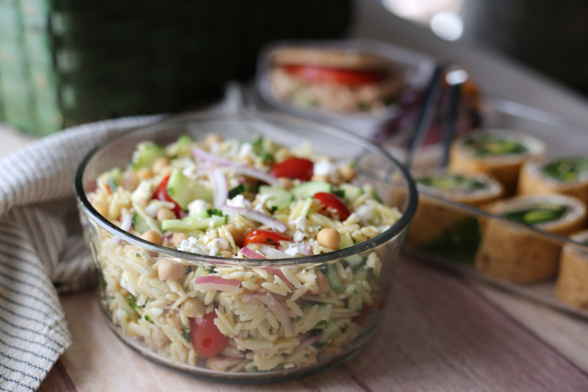 Tomato and Feta Orzo Pasta Salad