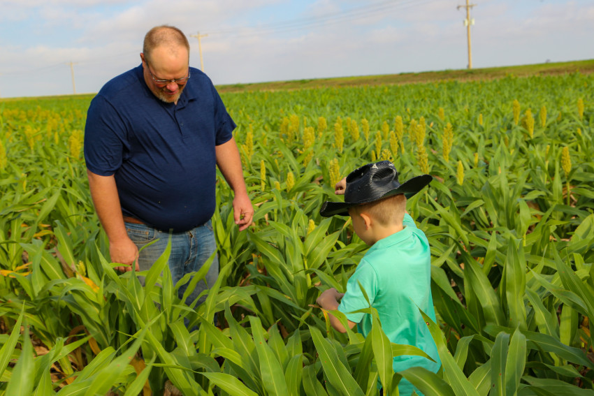 meet a rancher - cramers with crops