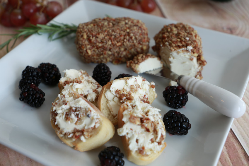 Honey Pecan Goat Cheese Appetizer