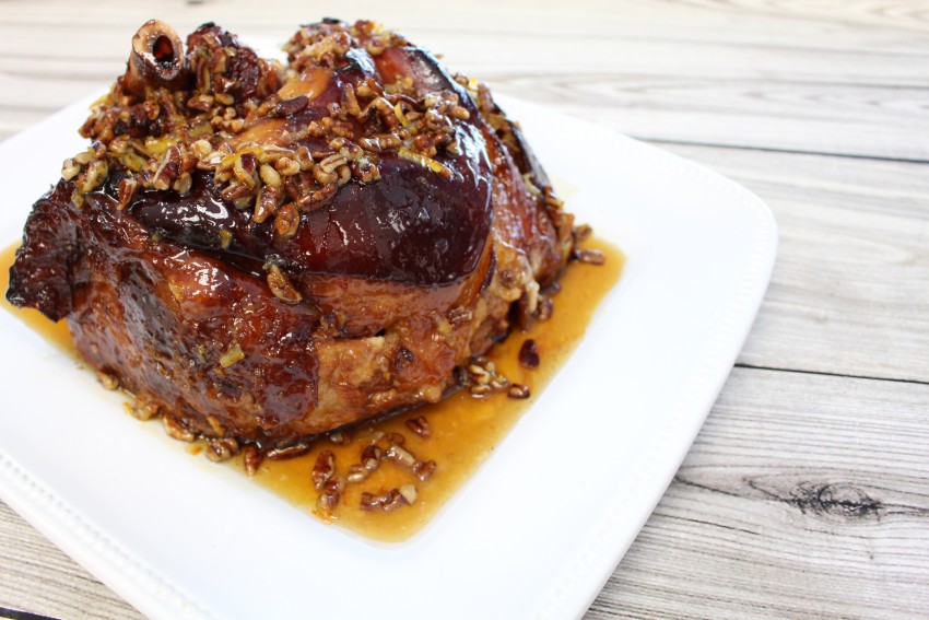 Maple Pecan Glazed Ham, Chef Alli