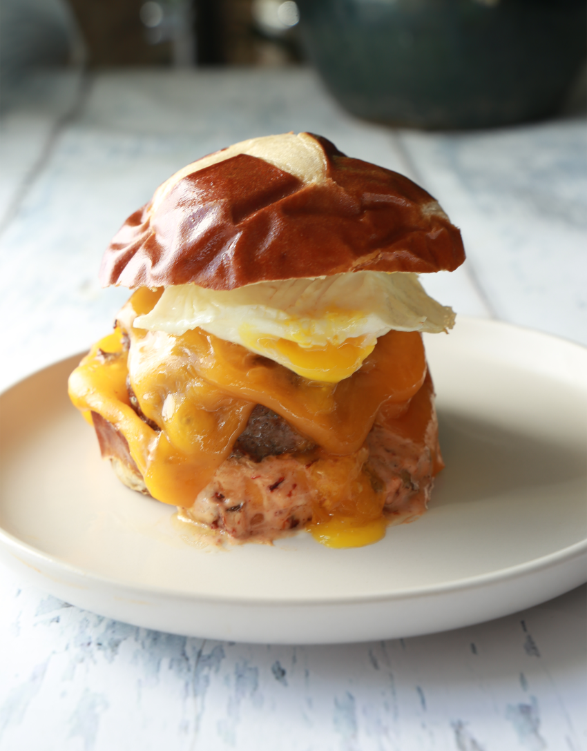 fried egg burgers